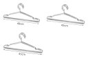 ハンガー 滑らない 20本セット スリムハンガー ステンレス 40cm 42cm 45cm 跡がつかない 洗濯ハンガー 落ちない 錆びにくい 曲がらない クロー...