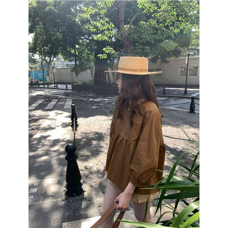 チュニック レディース ブラウス シャツ パフスリーブ ペプラム トップス 体型カバー オフィス カジュアル おしゃれ 春 秋