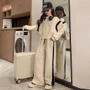 子供ジャージ 上下セット スウェット 2点セット 女の子 運動着 春秋 長袖 Tシャツ パーカー 長ズボン スポーツウェア トレーナー ワイドパンツ カジュアル...