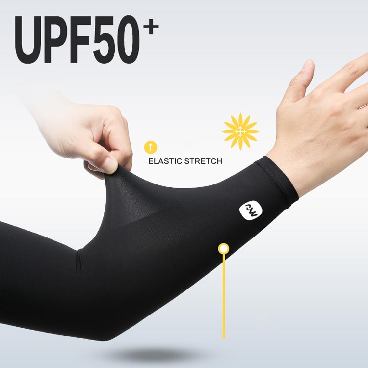 2双セット(4枚組) アームカバー 接触冷感 UVカット UPF50+ メンズ ロング 腕カバー...
