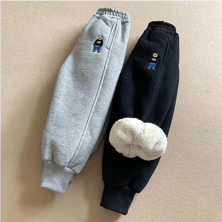 キッズ 裏起毛 スウェットパンツ ジョガーパンツ 男の子 女の子 子供 裏ボア あっ...