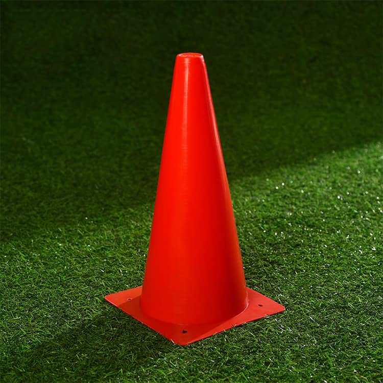 マーカーコーン 8本セット 32cm 三角コーン ラダート サッカー 軽量 カラーコーン ...