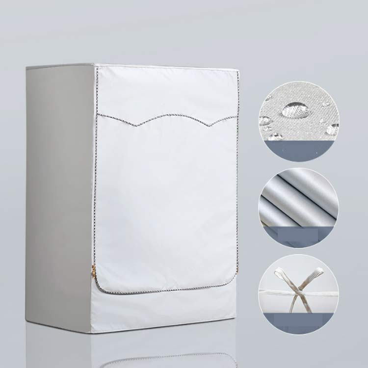 洗濯機カバー ドラム式 ドラム式洗濯機用 防水 防塵 日焼け止め 紫外線カット 外置き 屋外 劣化防止 サビ 錆 変色 故障 予防 対策 汚れ防止 雨 雨風 台風 雨よけ 日焼け防止 保護カバー 厚手 丈夫 ベランダ ファスナー 簡単設置 家庭用 業務用 送料無料