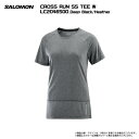 SALOMON(サロモン)CROSS RUN SS TEE W(クロスラン ショートスリーブティー ウィメンズ)LC2046500【レディース吸汗速乾Tシャツ】