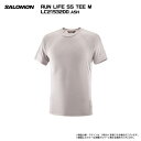 SALOMON(サロモン)RUNLIFE SS TEE M(ランライフ ショートスリーブティー メンズ)-LC2153200:ASH-【ランニングTシャツ】【2...