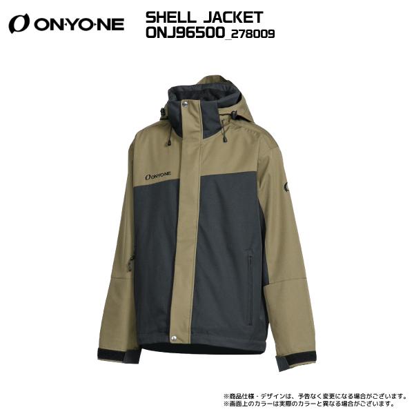 ONYONE（オンヨネ）SHELL JACKET（シェルジャケット）ONJ96500-278009：カーキ/ブラック-【スキージャケット/数量限定】