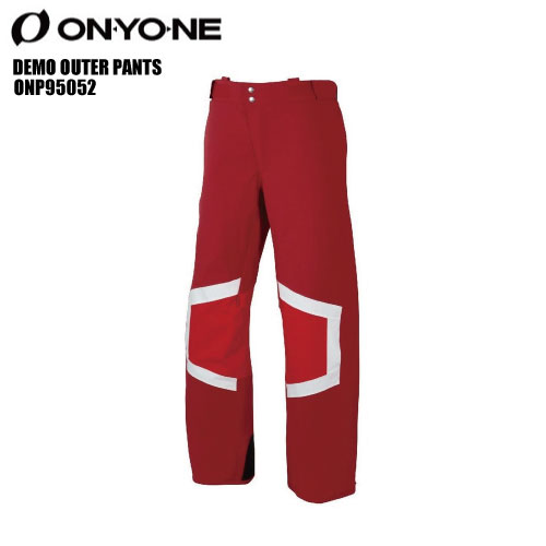 22-23 ONYONE（オンヨネ）【スキーパンツ/数量限定】 DEMO OUTER PANTS（デモ アウター パンツ）ONP95052 -045055：D.RED/RED-【スノーパンツ】