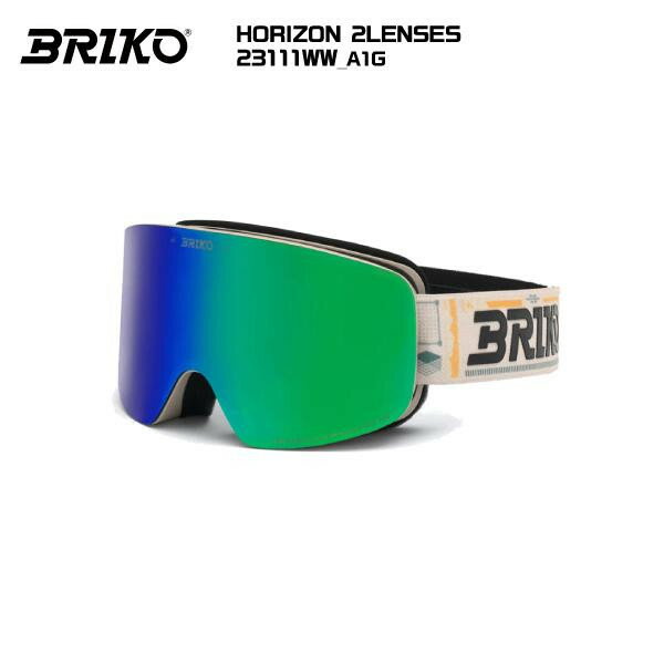 2025-26/BRIKO（ブリコ）HORIZON 2LENSES（ホライゾン 2レンズ）/ 23111WW-A1G/ベージュグラフィック- ..