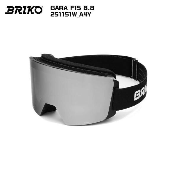 BRIKO （ブリコ） GARA FIS 8.8（ガラ FIS 8.8）251151W-A4Y/マットブラック- 平面ダブルレンズ