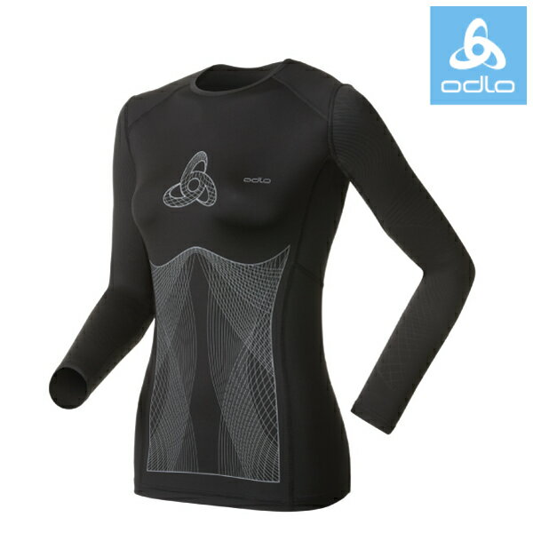 ODLO (オドロ) 【レディス/コンプレッションウェア】MUSCLE FORCE WOMEN(マッスルフォースウィメンズ)ロングスリーブ -BLACK-