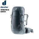 DEUTER(ドイター)【日帰りハイク/トレッキング】 FUTURA PRO 36(フューチュラプロ 36)D3401121-7403:ブラックxグラファイト【...