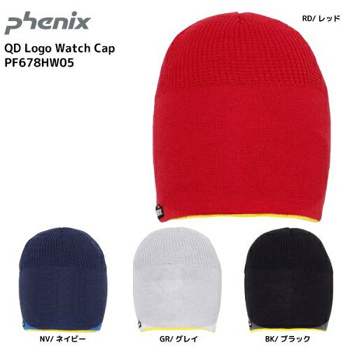 PHENIX（フェニックス）QD Logo Watch Cap （QDロゴ ワッチキャップ） PF678HW05 【スキー/スノー/ボウシ】 1