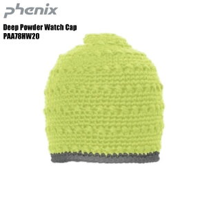 PHENIX（フェニックス）【スキーニット帽/限定品】 Deep Powder Watch Cap（ディープパウダーワッチキャップ） PAA78HW20 -FYE/フラッシュイエロー- 【ヘッドウェア】