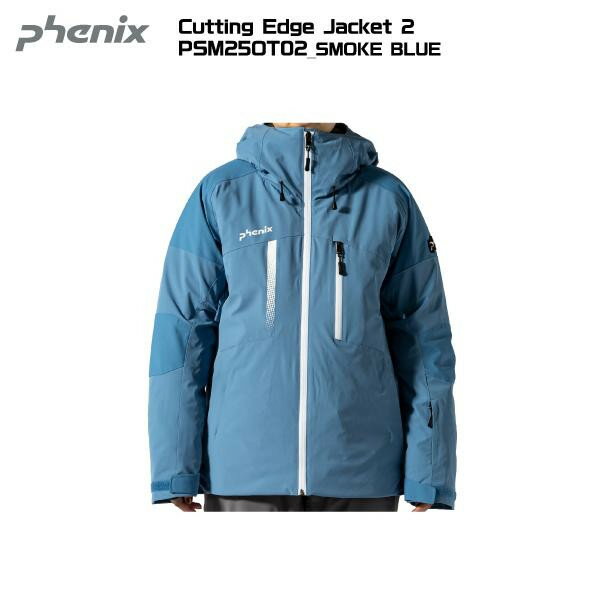樂天商城 - 2025-26 PHENIX（フェニックス）Cutting Edge Jacket 2（カッティングエッジジャケット2）無地/ PSM25OT02-SMOKE BLUE：SB/WT-【スキージャケット】【数量限定】