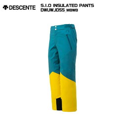 DESCENTE（デサント）S.I.O INSULATED PANTS / DWUWJD55（2トーン）-MBWB：マリンブルー×ウォーブラーイエロー-【スキーパンツ/数量限定】