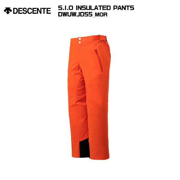 DESCENTE（デサント）DESCENTE（デサント）S.I.O INSULATED PANTS / DWUWJD55（無地） -MOR：マンダリンオレンジ-【スキーパンツ】