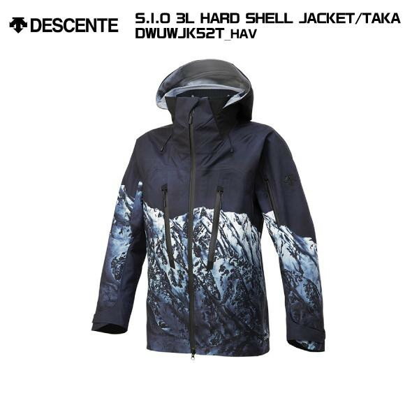 DESCENTE（デサント）S.I.O 3L HARD SHELL JACKET/TAKA / DWUWJK52T（ジオ ジャケット） -HAV：ハクババレー-【スキージャケット】