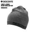 22-23 DESCENTE（デサント） LADIES' & JUNIOR HELMET INNER KNIT CAP（レディス/ジュニア）DWAQJC60J -GRY/グレー-