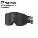 2024-25/MARKER(マーカー)【スノーゴーグル/数量限定品】 SQUADRON MAGNET+ HDレンズ(スカッドロンマグネットプラス 偏光レンズ)...