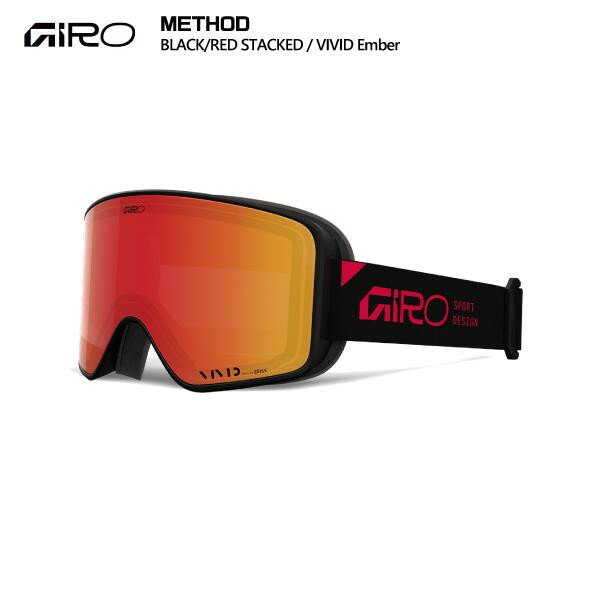 2025-26 GIRO（ジロ）METHOD AsianFit（メソッド アジアンフィット）Black Red Stacked / 7171949
