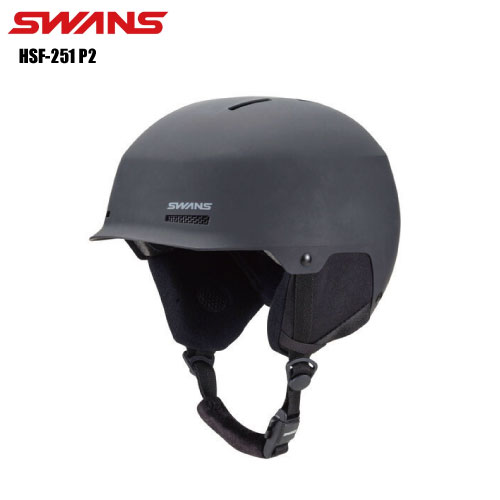 樂天商城 - 2025-26/SWANS（スワンズ）HSF251 P2（エイチエフエス251ピー2）/ -マットブラック(MBK)-【スノーヘルメット】