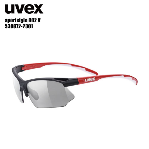 UVEX（ウベックス）【スポーツサングラス/限定品】 SPORT STYLE-V（スポーツスタイル V）530872-2301：-ブラックレッド- 【サングラス/アイウェア】