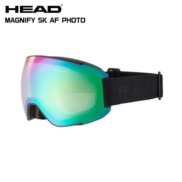 HEAD（ヘッド）【スキースノーゴーグル/数量限定】 MAGNIFY 5K AF PHOTO（マグニフィ アジアンフィット 調光）390531-Black/ブラック-【スキーゴーグル】