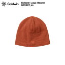 GOLDWIN(ゴールドウィン)Goldwin Logo Beanie(ロゴ ビーニー)G73387-RS/ラセット-【スキーニット帽/数量限定】