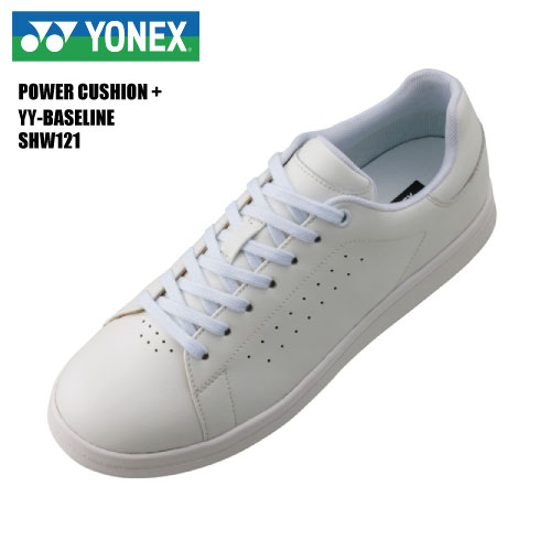 樂天商城 - YONEX（ヨネックス）YY-BASELINE（ワイワイベースライン）SHW121-ホワイト(011)-【ウォーキング/タウンシューズ/数量限定】