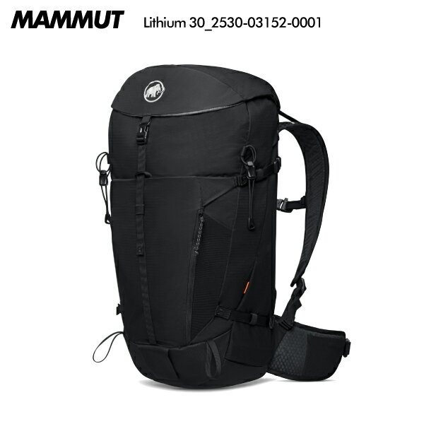 MAMMUT（マムート）Lithium 30（リチウム 30）2530-03152-0001：ブラック【登山/ハイキングバックパック/数量限定】