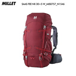 MILLET（ミレー）SAAS FEE NX 30+5 W（サースフェー NX 30+5 ウーマン）MIS0757-N1546：DEEP RED【登山/トレッキング】【2024/バックパック】