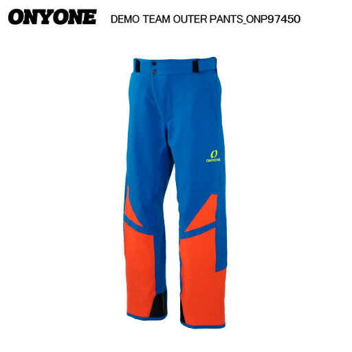 ONYONE(オンヨネ)DEMO TEAM OUTER PANTS(デモチーム アウター パンツ)ONP97450 / 713F094:BLUE/F.ORANGE【2024-25/スキーパンツ】 ONYONE(オンヨネ)DEMO TEAM OUTER PANTS(デモチーム アウター パンツ)ONP97450 / 713F094:BLUE/F.ORANGE【2024-25/スキーパンツ】