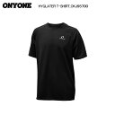 ONYONE(オンヨネ)HYGLATER T-SHIRT(ハイグレーター Tシャツ)OKJ95700 / 009:BLACK【2024/アウトドアTシャツ】