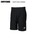 2025-26 ONYONE(オンヨネ)SHORT PANTS(ショートパンツ)ONP96091-009:BLACK【レーシングハーフパンツ】