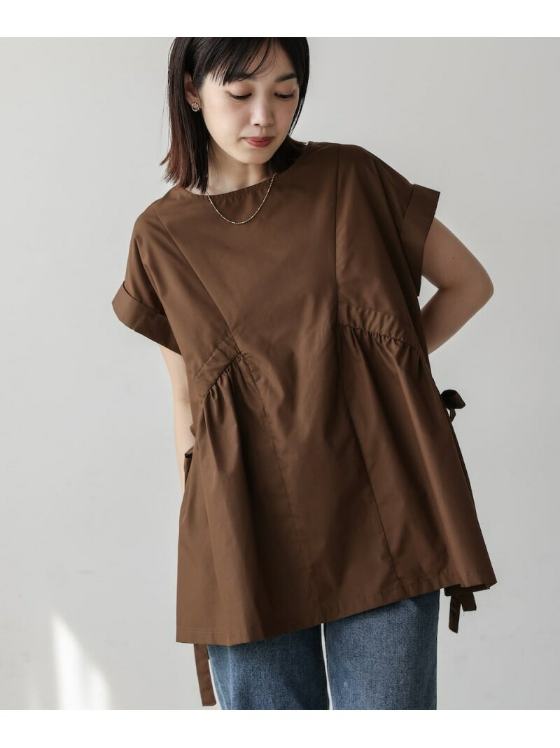 Rakuten - 【SALE／42%OFF】インククラインド絞りブラウス Bou Jeloud バブ / ブージュルード トップス シャツ・ブラウス ブラック ブラウン【RBA_E】【送料無料】[Rakuten Fashion]