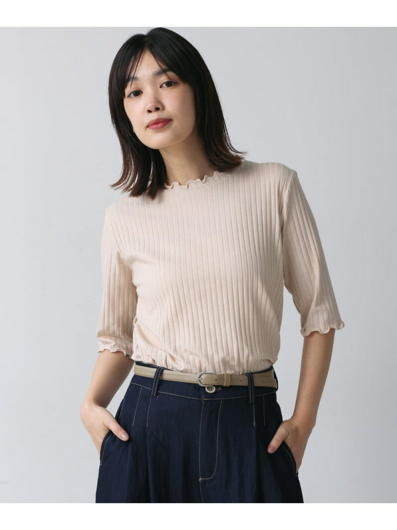 Rakuten - 【SALE／39%OFF】ハーフスリーブカットソー Bou Jeloud バブ / ブージュルード トップス ニット ブラック グリーン ブルー ホワイト【RBA_E】[Rakuten Fashion]