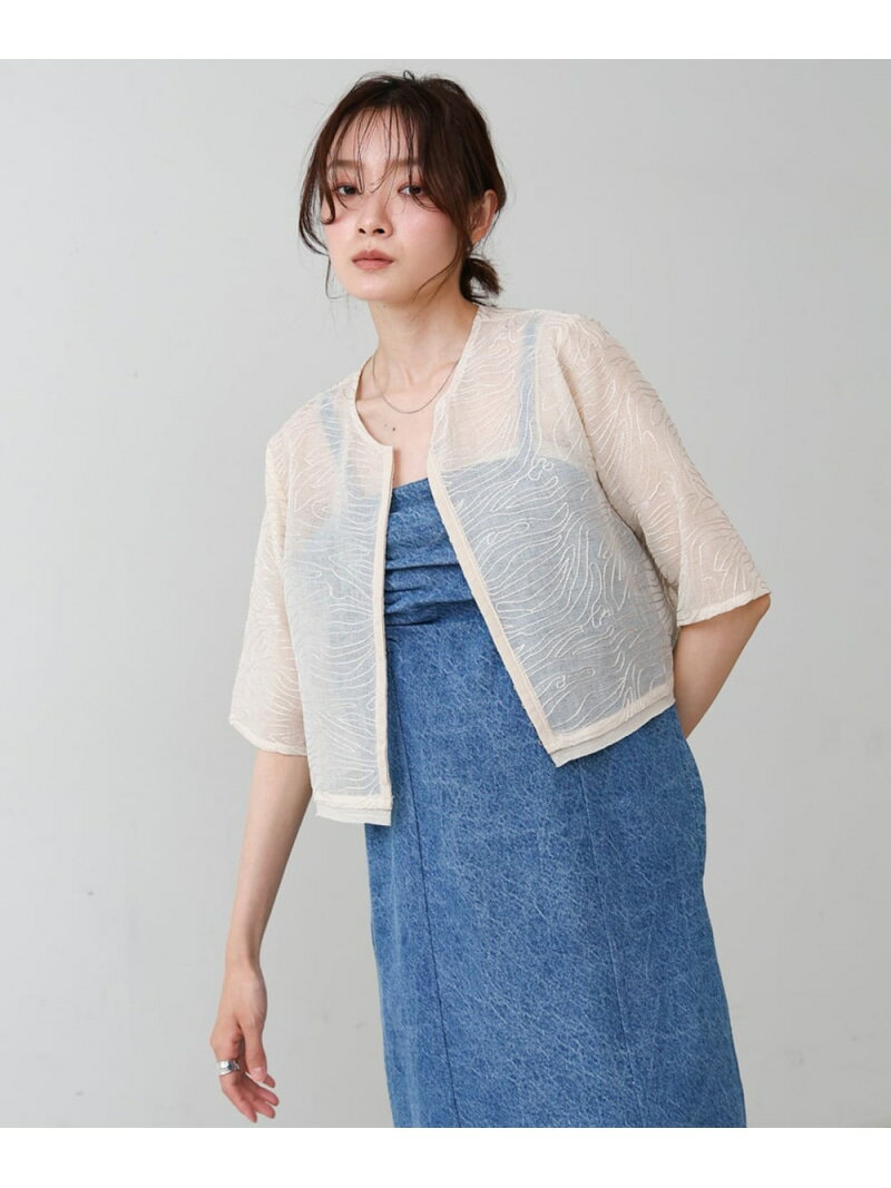 Rakuten - 【SALE／30%OFF】フロントホック刺繍ブラウスジャケット Bab バブ / ブージュルード トップス シャツ・ブラウス ホワイト ブラック【RBA_E】[Rakuten Fashion]