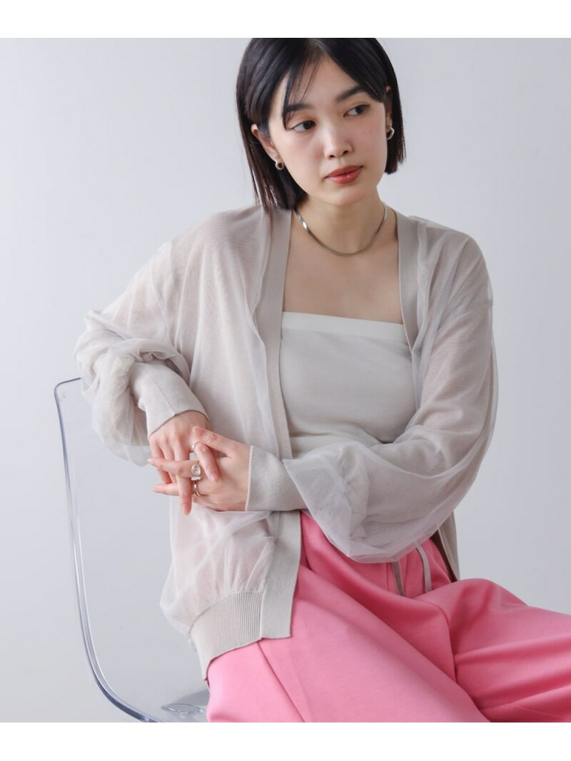 Rakuten - 【SALE／10%OFF】チュールドッキングカーディガン Bou Jeloud バブ / ブージュルード トップス カーディガン グレー ブルー ブラック【RBA_E】【送料無料】[Rakuten Fashion]