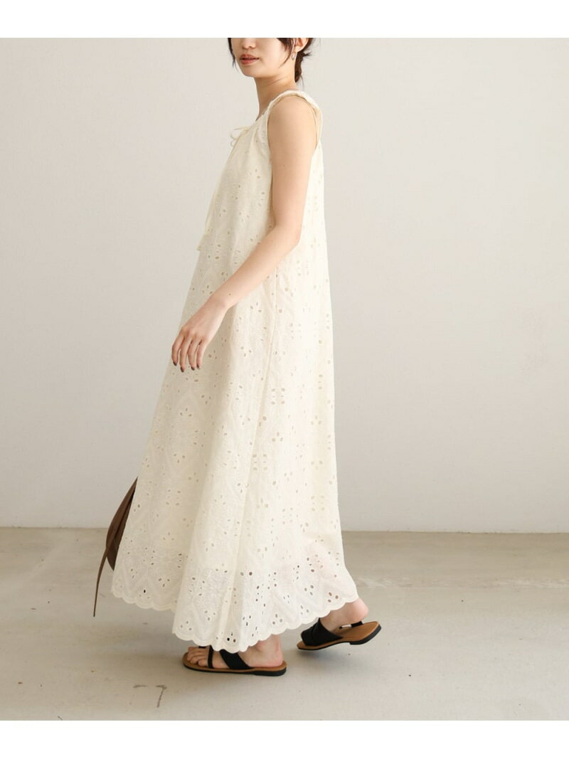 【SALE／20%OFF】【低身長向けサイズあり】コットン刺繍ワンピース Bab バブ / ブージュルード ワンピース・ドレス ワンピース ブラック ホワイト【RBA_E】【送料無料】[Rakuten Fashion]のサムネイル