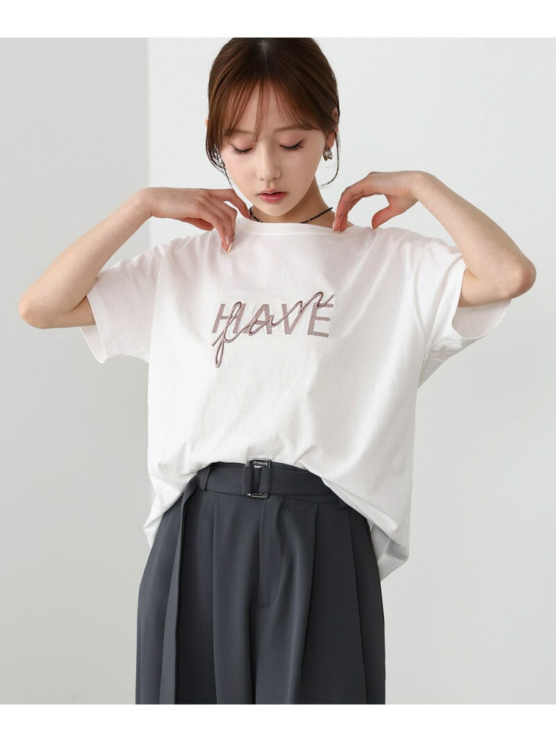 Rakuten - 【SALE／19%OFF】ロゴ刺繍デザインTシャツ Bab バブ / ブージュルード トップス カットソー・Tシャツ ホワイト グレー ブラック【RBA_E】[Rakuten Fashion]