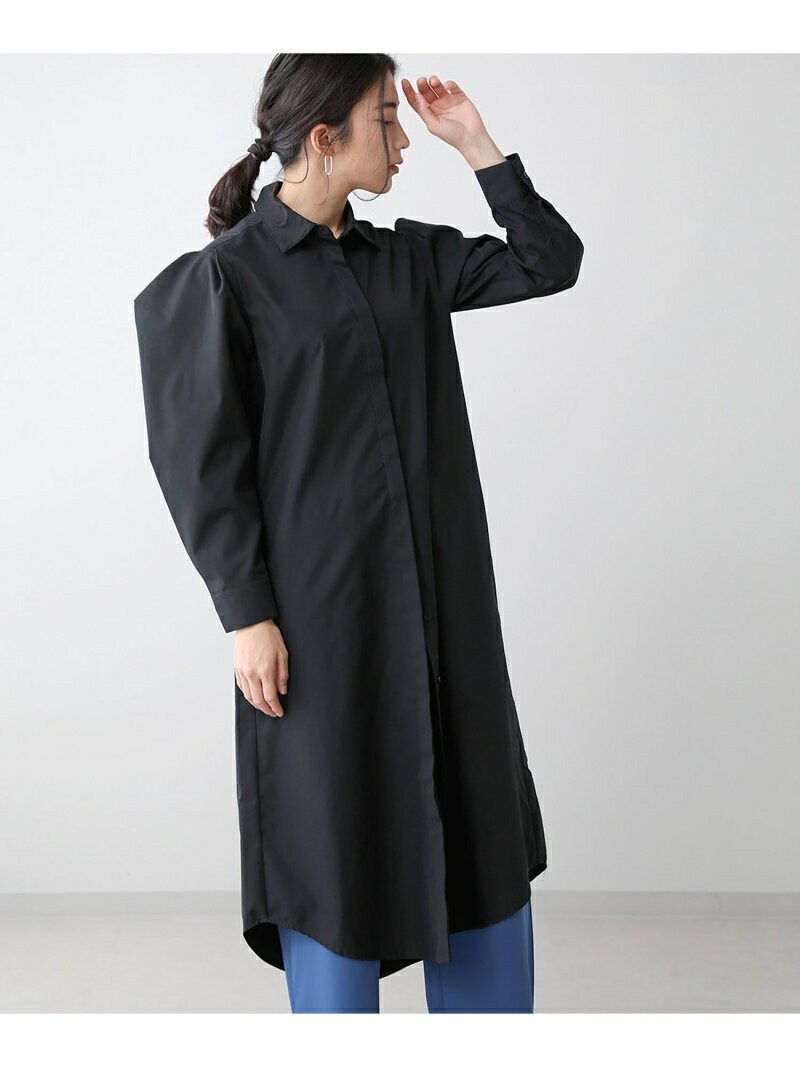 Rakuten - 【SALE／50%OFF】【WEB限定】オリガミスリーブシャツワンピース Bou Jeloud バブ / ブージュルード ワンピース・ドレス シャツワンピース ホワイト ブラック グリーン【RBA_E】【送料無料】[Rakuten Fashion]