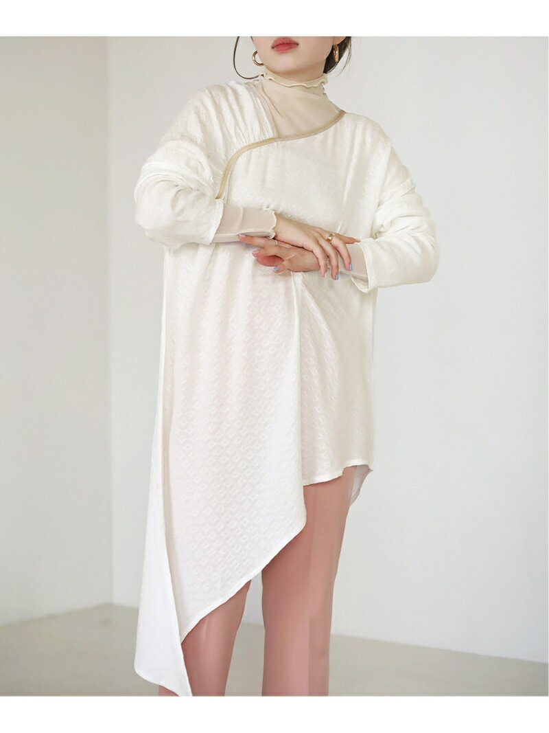 【SALE／50%OFF】イレヘムジャガードブラウス Bab バブ / ブージュルード トップス...
