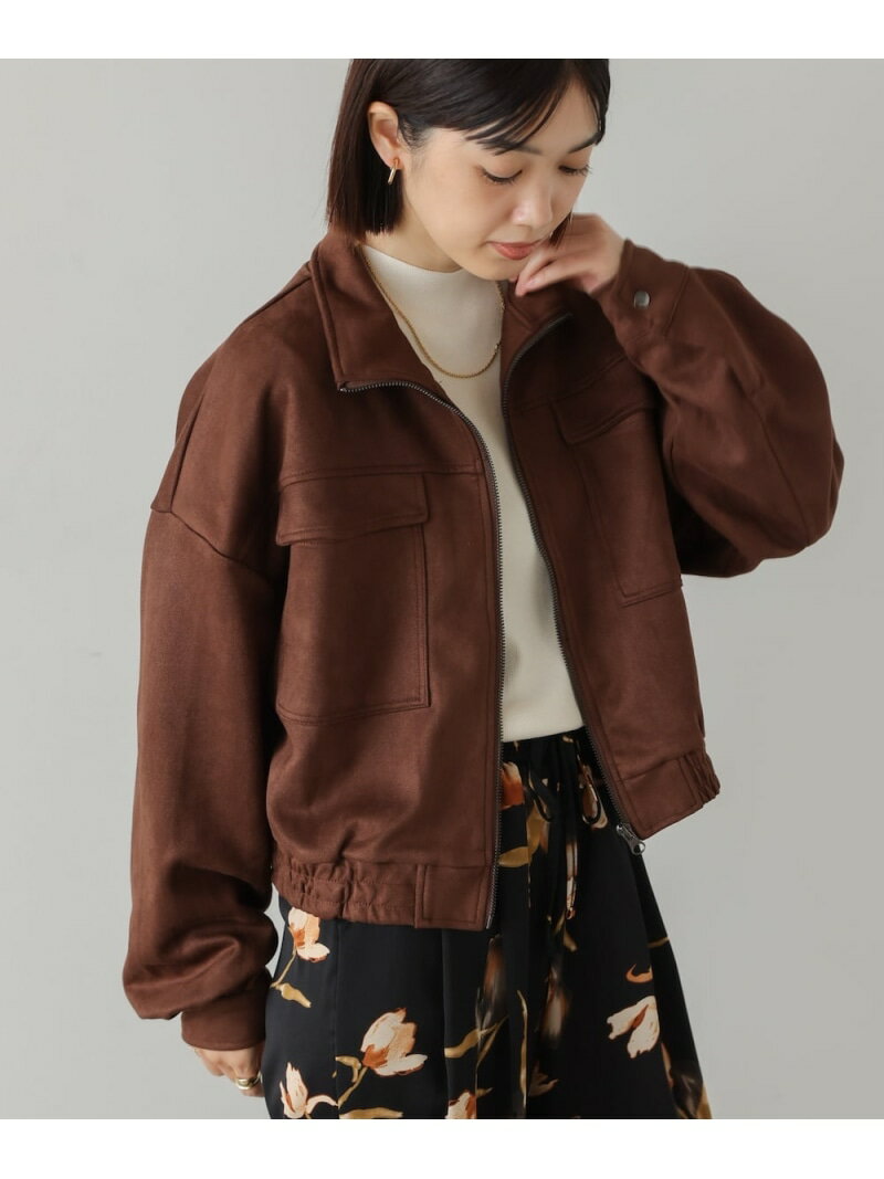 Rakuten - 【SALE／29%OFF】【WEB限定】ビックポケットスエードジャケット Bou Jeloud バブ / ブージュルード ジャケット・アウター ブルゾン・ジャンパー ブラック ブラウン【RBA_E】【送料無料】[Rakuten Fashion]