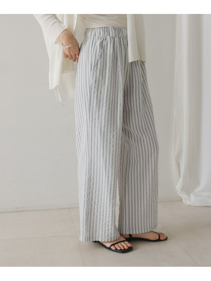 ストライプサッカーパンツ Bou Jeloud バブ / ブージュルード パンツ その他のパンツ ブラック グレー ブラウン【送料無料】[Rakuten Fashion]のサムネイル