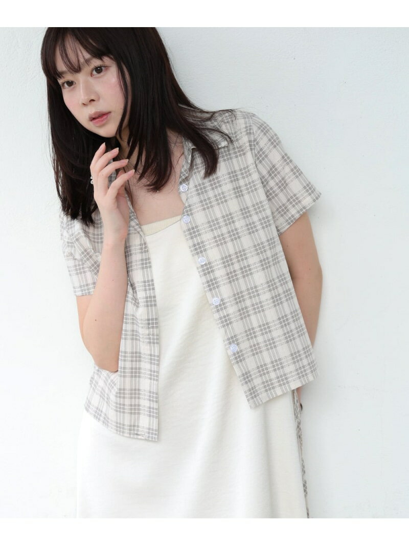 サイドリボンアソートチェックブラウ...