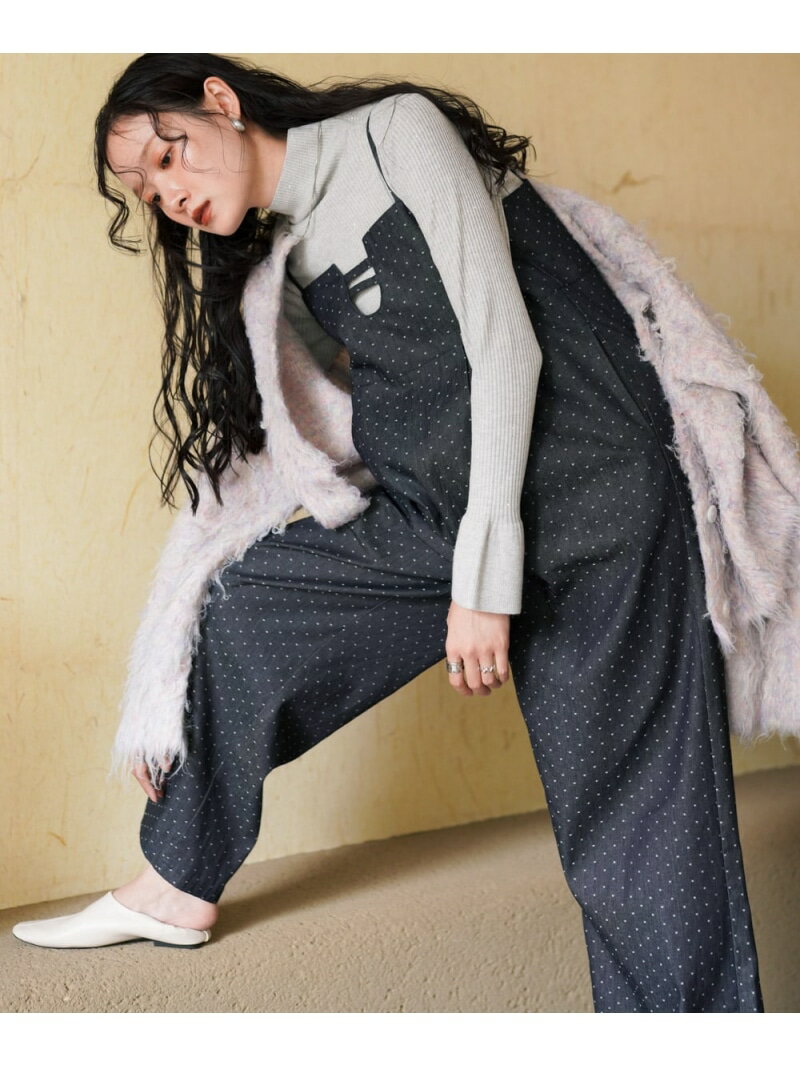 Rakuten - 【SALE／30%OFF】【低身長向けサイズあり】ビスチェ風オールインワン Bab バブ / ブージュルード オールインワン・オーバーオール オーバーオール・サロペット グレー レッド【RBA_E】【送料無料】[Rakuten Fashion]
