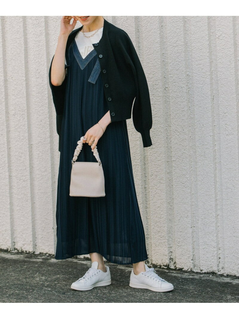 【SALE／30%OFF】前後2WAYプリーツジャンスカ Bou Jeloud バブ / ブージュルード ワンピース・ドレス ジャンパースカート ブラック ネイビー【RBA_E】【送料無料】[Rakuten Fashion]