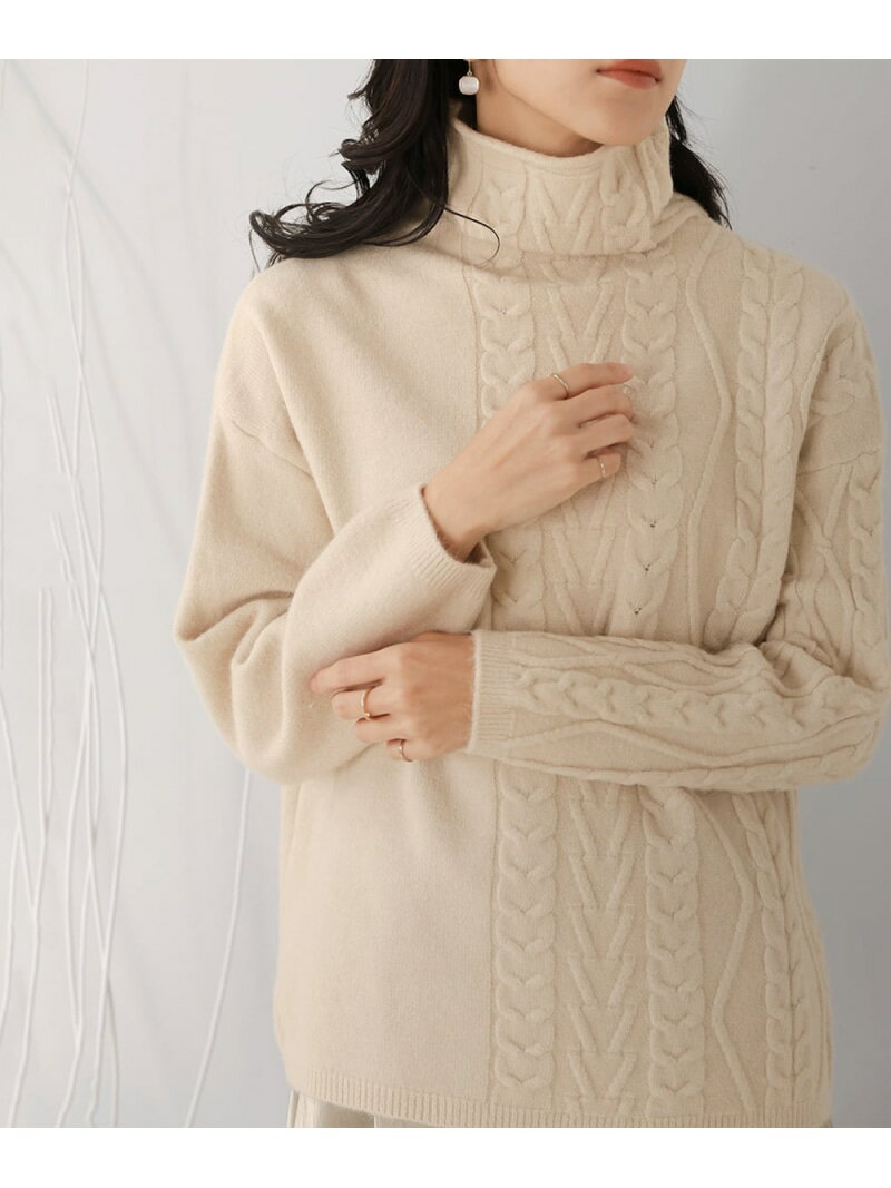 【SALE／20%OFF】タートルネックニット Bou Jeloud バブ / ブージュルード トップス ニット ブラック グレー ホワイト【RBA_E】【送料無料】[Rakuten Fashion]