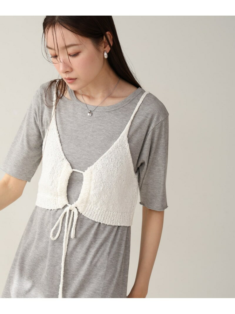 Rakuten - 【SALE／19%OFF】ドロスト付きビスチェ Bab バブ / ブージュルード トップス ベスト・ジレ ブラウン グリーン ホワイト【RBA_E】[Rakuten Fashion]