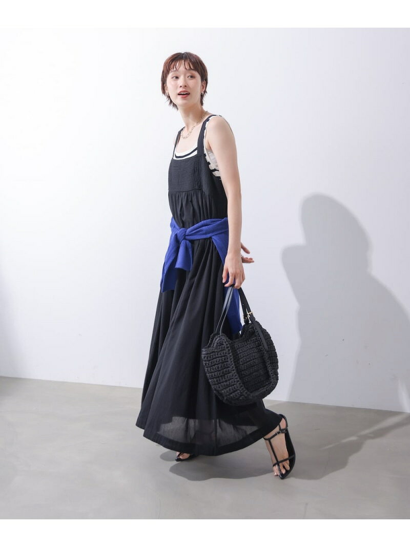 【SALE／40%OFF】ボイルギャザーワンピース Bou Jeloud バブ / ブージュルード ワンピース・ドレス ワンピース ブラック【RBA_E】【送料無料】[Rakuten Fashion]